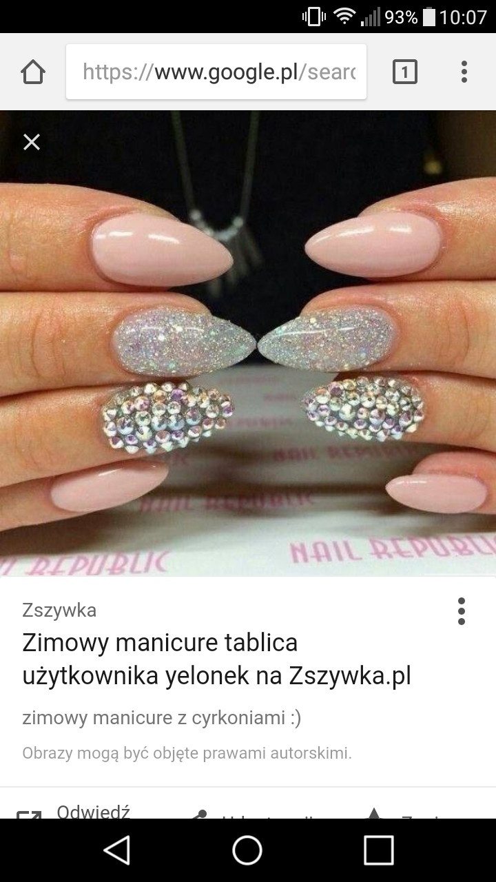 Paznokcie na ślub !