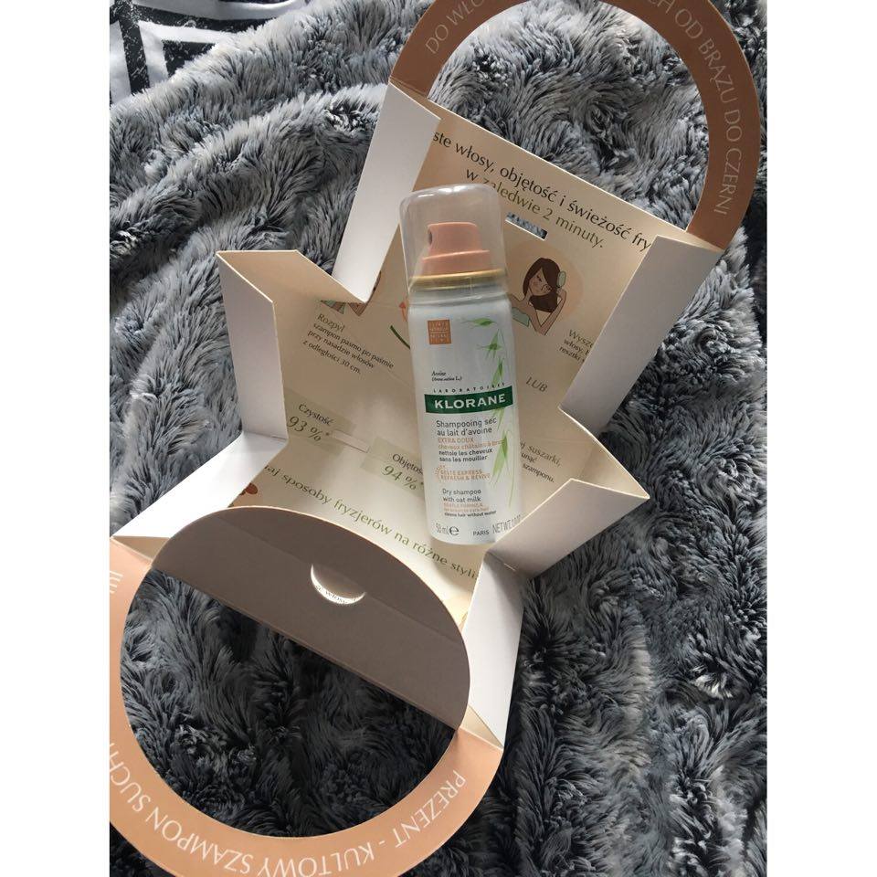 Suchy szampon Klorane za darmo