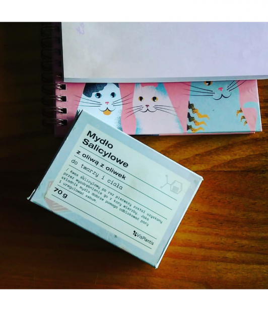 Vis Plantis Mydło w kostce, Salicylowe, Z oliwą z oliwek