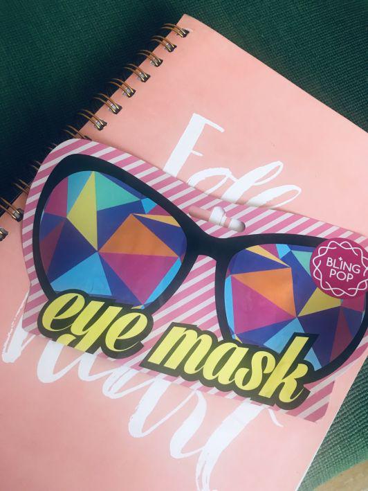 BLING POP Maska na okolice oczu w płacie, Eye Mask