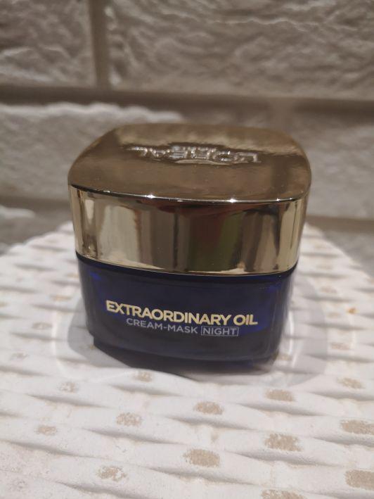 L'Oréal Extraordinary Oil, Cream-Mask, Krem do twarzy, Na noc