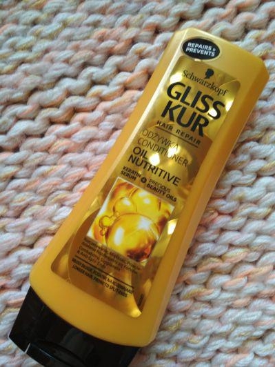 Schwarzkopf Gliss Kur, Hair Repair, Oil Nutritive, Odżywka do włosów ze skłonnością do rozdwajania się