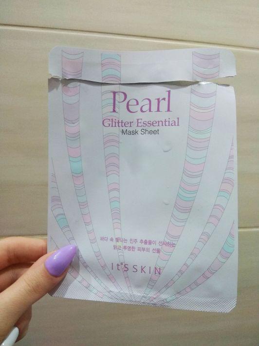 IT'S SKIN Maska do twarzy w płacie, Pearl Glitter Essential