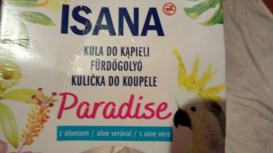 Isana Kula do kąpieli, Paradise, Z aloesem