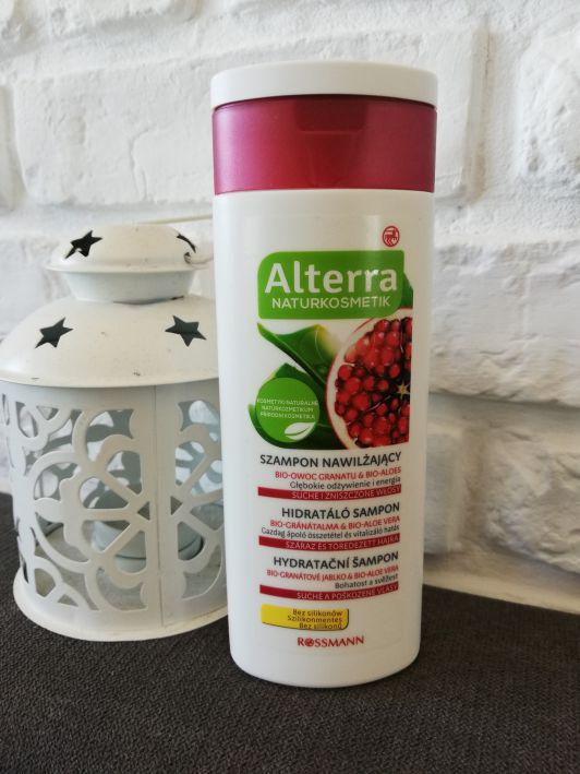Alterra Szampon do włosów, Nawilżający, Granat i aloes