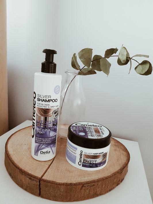 Delia Cameleo, Szampon do włosow, Silver shampoo, Anti-Yellow Effect, Do włosów blond, siwych i rozjaśnionych