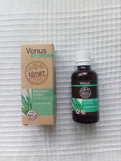 Venus Twoja Receptura, Nature, Ekstrakt z liści Aloe Vera