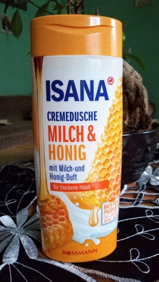 Isana Żel pod prysznic, Mleko i miód
