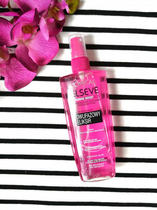 L'Oréal Elseve, Eliksir w sprayu, Dwufazowy, Arginine Resist x3