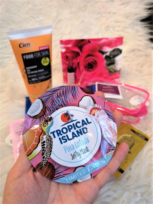 Marion Tropical Island, Maseczka do twarzy, Jelly Mask, Odżywcza, Pina Colada