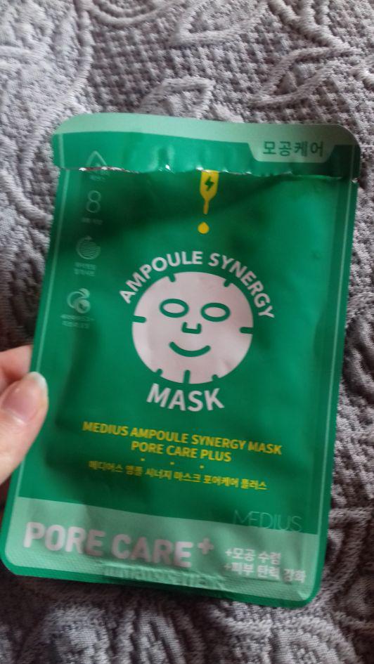 Medius Maska do twarzy w płacie, Ampoule Synergy Mask, Pore +