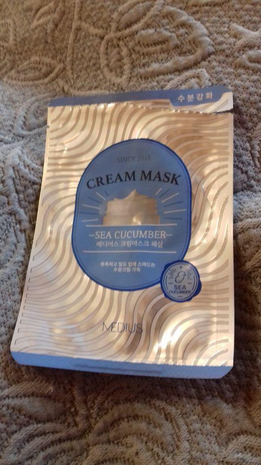 Medius Maska do twarzy w płacie, Cream Mask Sea Cucumber