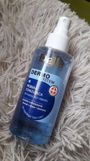 Delia Dermo System, Mgiełka tonizująca do twarzy, szyi i dekoltu, Każdy typ cery