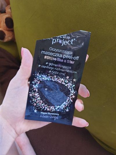Selfie Project Maska do twarzy, Peel-off, Oczyszczająca, #Shine like a Star