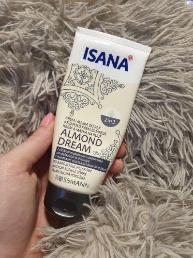 Isana Krem i maska do rąk, Almond Dream, Olejek migdałowy i masło shea
