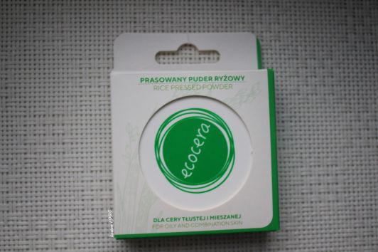 Ecocera Puder do twarzy, Ryżowy, Prasowany
