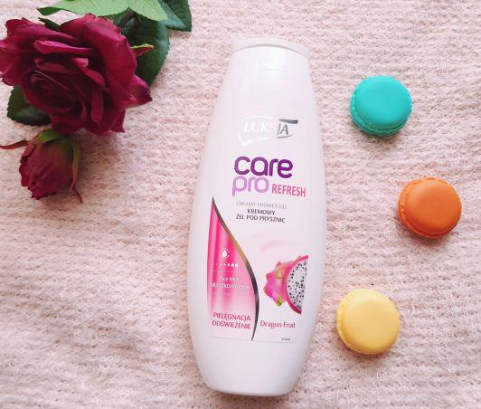 Luksja Care Pro, Refresh, Żel pod prysznic, Dragon Fruit 