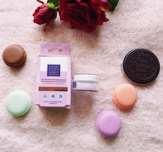 Cztery Pory Roku Masło do skórek i paznokci, Skoncentrowane, Witamina E i masło shea