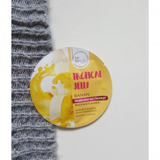BeBeauty Care, Maseczka do twarzy, Tropical Jelly, Rozświetlająca, Banan