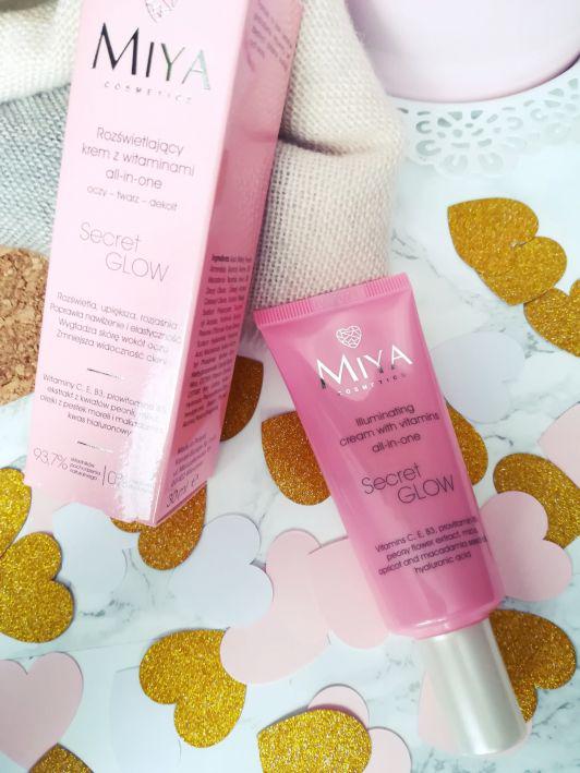 Krem all in one Miya pod oczy na twarz rozświetlajacy secret glow