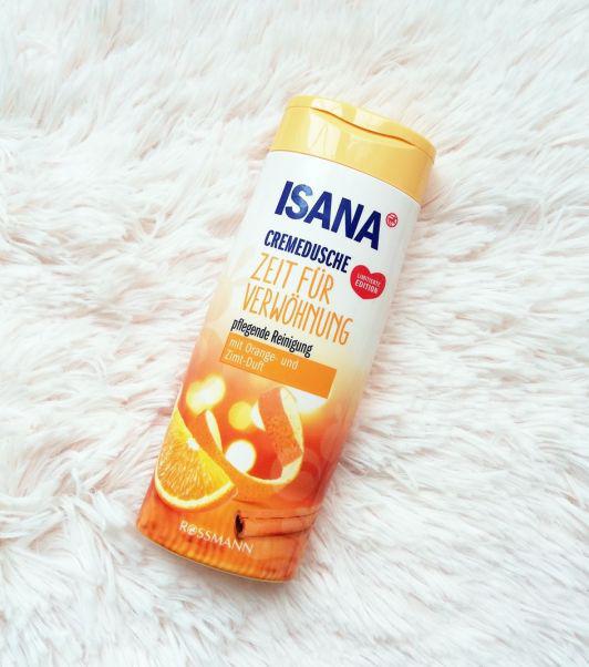 Isana Żel pod prysznic, Zeit fur Verwohnung, Pomarańcza i cynamon