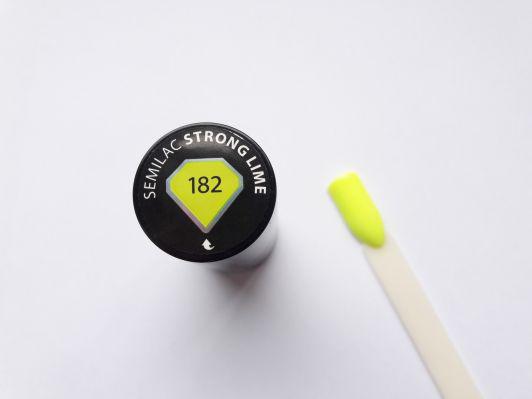 Semilac Lakier hybrydowy, 182 Strong Lime