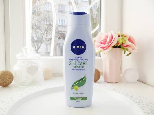 nivea szampon do wlosow 2in1 care express pielegnujacy z odzywka wszystkie typy wlosow