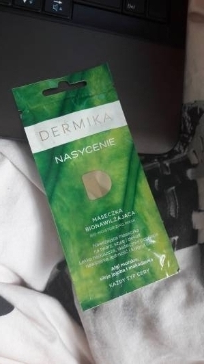 dermika maseczka do twarzy nasycenie bionawilzajaca kazdy typ cery
