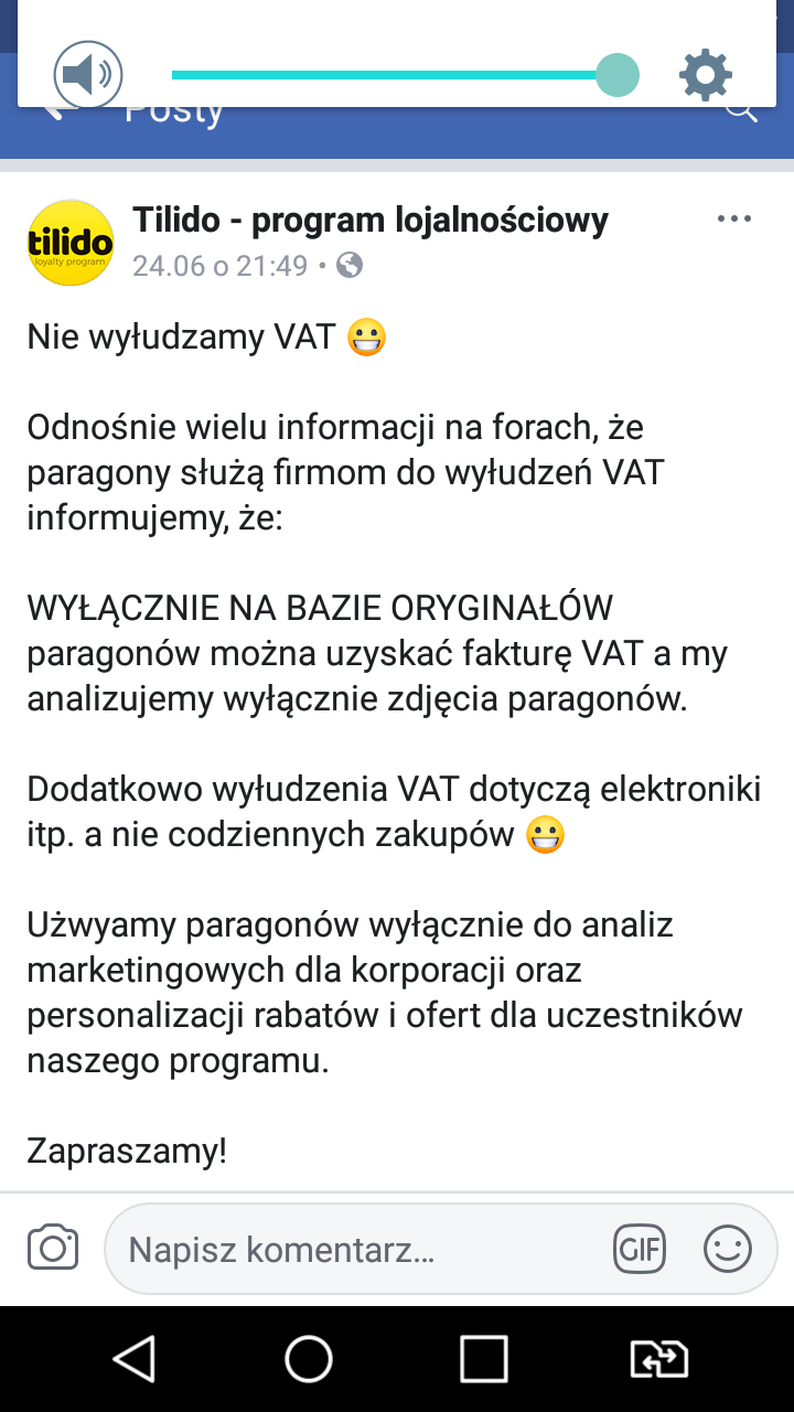 Nagrody za paragony