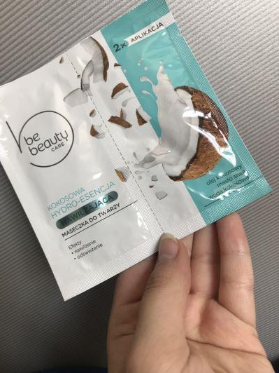 BeBeauty Care, Maseczka do twarzy, Nawilżająca, Kokosowa hydro-esencja