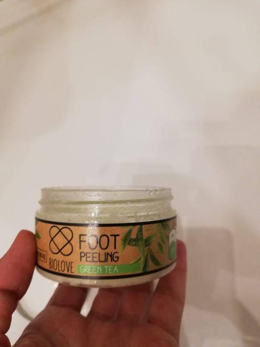 Biolove Peeling do stóp zielona herbata
