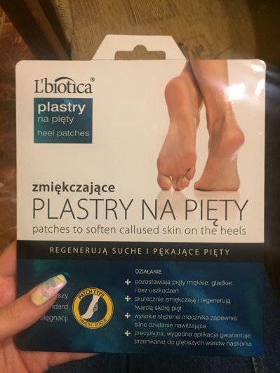 Lbiotica plastry do pięt