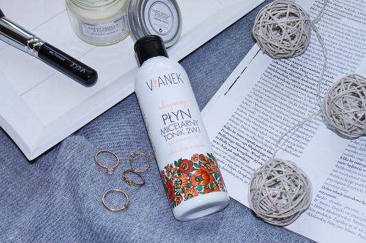 Vianek Płyn micelarny - tonik 2 w 1, Odżywczy, Ekstrakt z nagietka