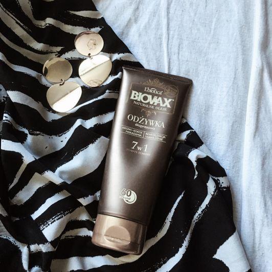 L'biotica Biovax, Odżywka do włosów, Pielęgnacyjna 7w1 Beauty Benefit, BB 60 sekund, Makadamia + Argan + Kokos