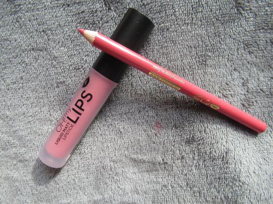 Eveline, Oh! My Lips, Matt Lip Kit Liquid Matt Lipstick & Contour Lip Liner (Zestaw do makijażu ust: matowa pomadka w płynie i konturówka)