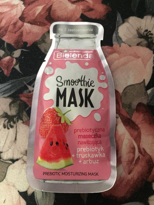 Bielenda Smoothie Mask, Maseczka do twarzy, Prebiotyczna, Nawilżająca, Prebiotyk + Truskawka + Arbuz