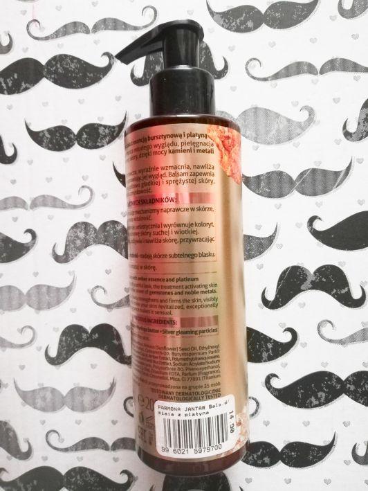 Jantar Balsam do ciała, DNA Repair, Z esencją bursztynową i platyną