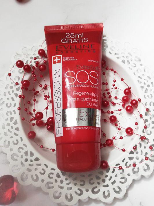 Eveline Extra soft, SOS, Krem-opatrunek do rąk, Regenerujący