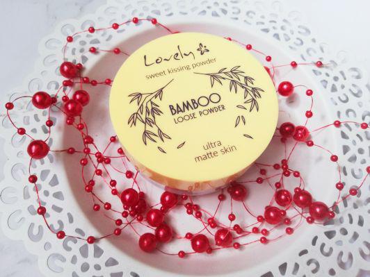 Lovely Puder do twarzy, Bambusowy, Bamboo Loose Powder