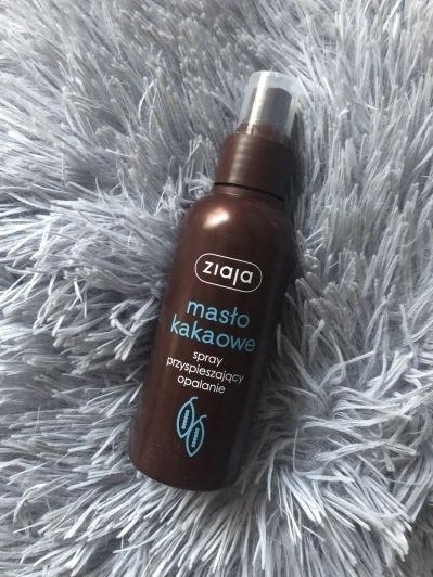 Ziaja Masło Kakaowe, Spray przyspieszający opalanie