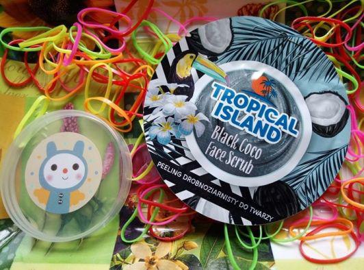Marion Tropical Island, Peeling drobnoziarnisty do twarzy, Black Coco Face Scrub