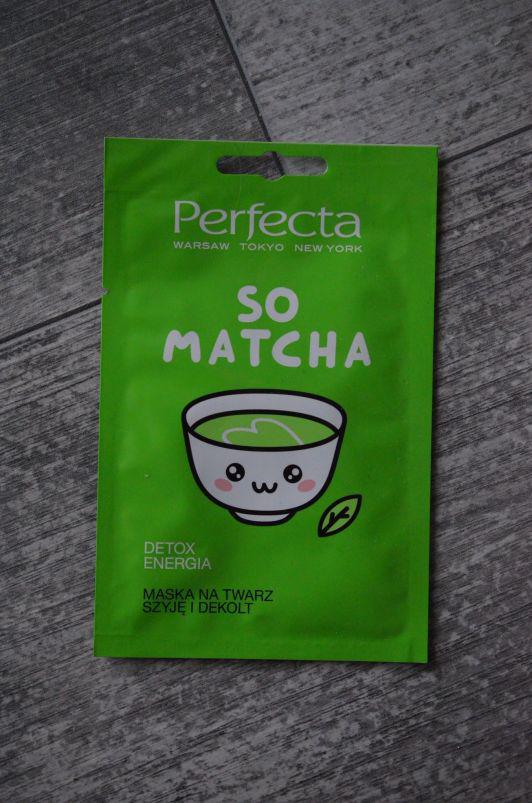 Perfecta So Matcha, Maseczka na twarz, szyję i dekolt, Oczyszczająca i energizująca, Detox i Energia