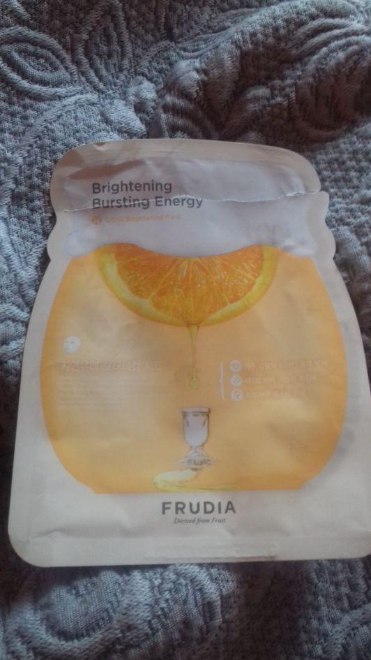 Frudia Maska do twarzy w płacie, Brightening Bursting Energy, Citrus Brightening Mask