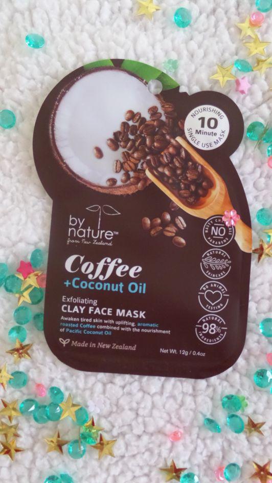 By Nature maseczka glinkowa do twarzy z kawą i olejkiem kokosowym 