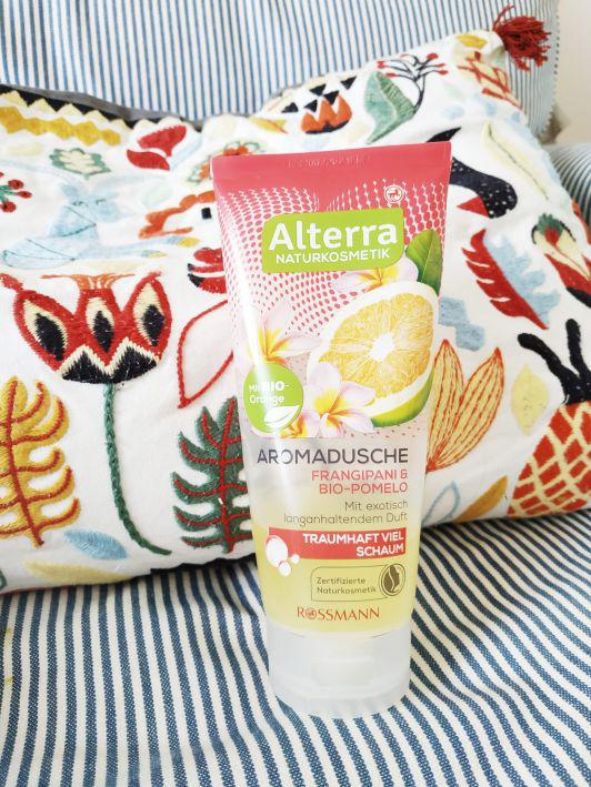 Alterra Aromatyczny żel pod prysznic, Plumeria i Pomelo Bio