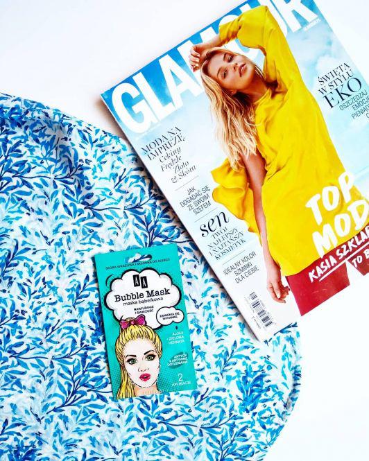 AA Bubble Mask, Maska bąbelkowa do twarzy, Nawilżenie i świeżość, Aloes i zielona herbata