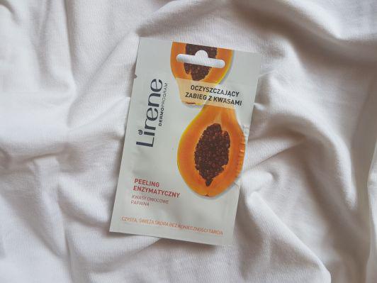 Lirene, Peeling do twarzy, Oczyszczający zabieg z kwasami, Peeling enzymatyczny, Kwasy owocowe