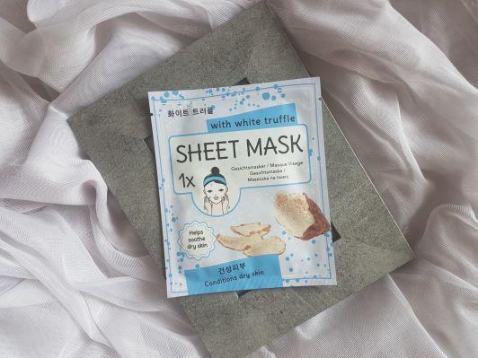 Maseczka na twarz, Biała trufla