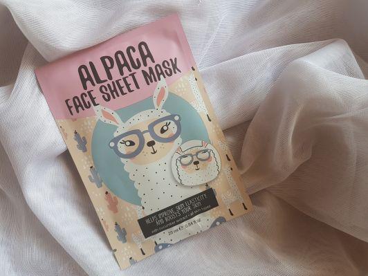 Maxbrand Cosmetics Nawilżająca maseczka w płachcie z wyciągiem z ogórka Alpaca Face Sheet Mask