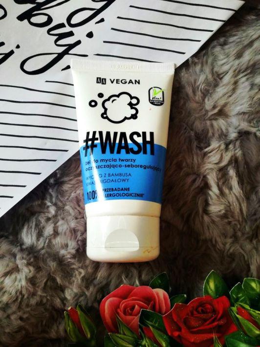 AA Vegan, #Wash, Żel do mycia twarzy, Oczyszczająco - seboregulujący